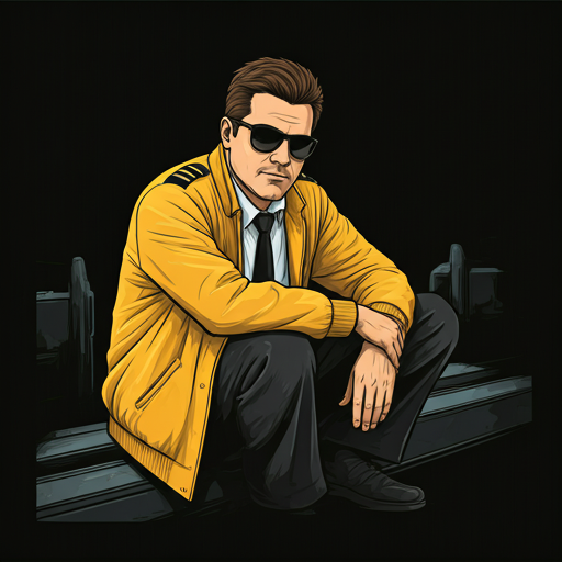 Taxi driver taking a break