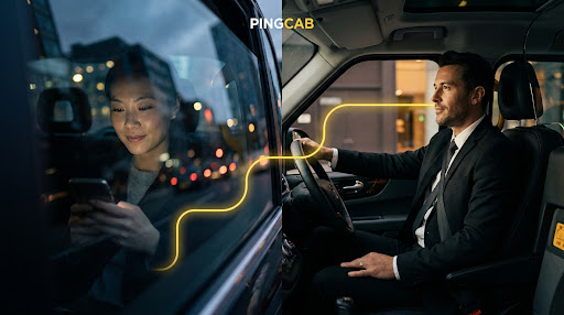 PingCab passenger and driver